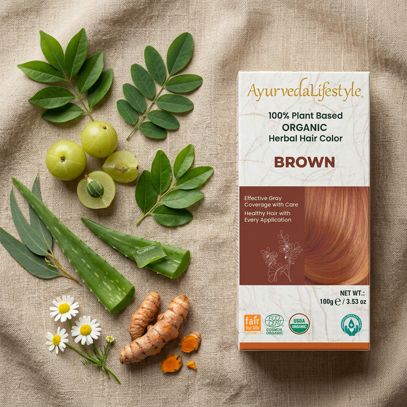 Organic Hair Color - BROWN