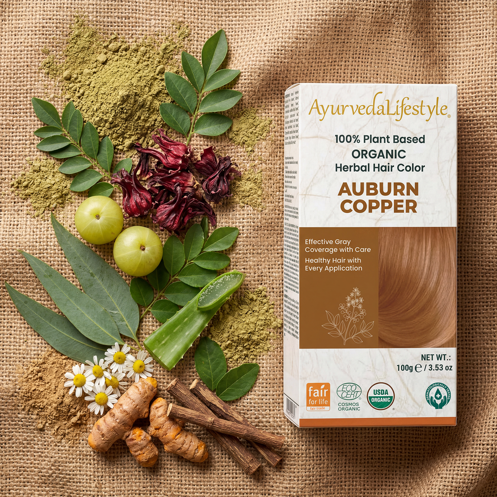 Organic Hair Color - AUBURN COPPER