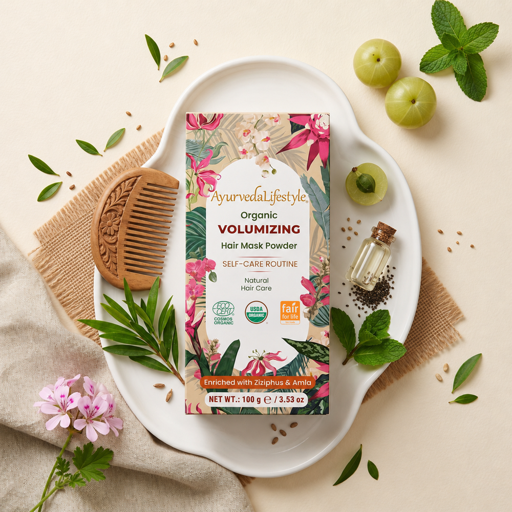 Organic VOLUMIZING Hair Mask Powder