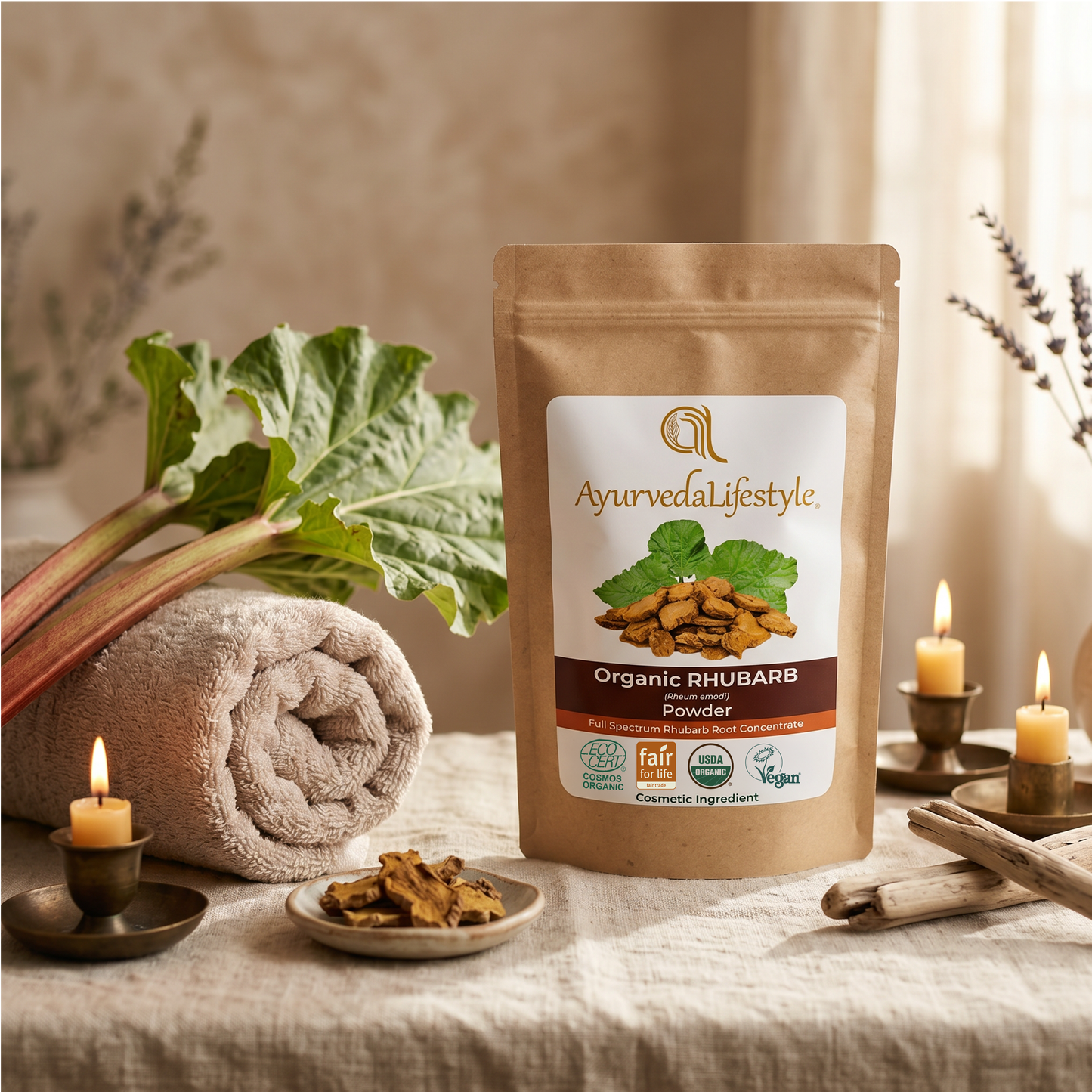 Organic RHUBARB Powder