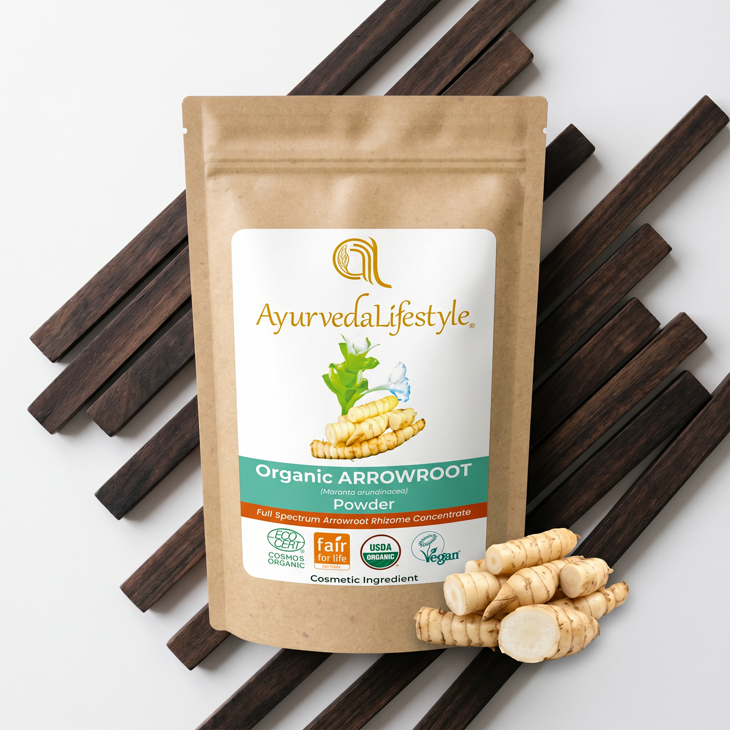 Organic ARROWROOT Powder