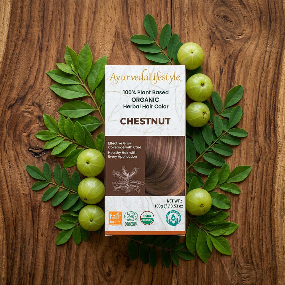 Organic Hair Color - CHESTNUT