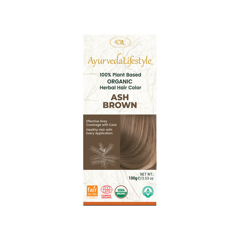 Organic ASH BROWN Hair Color