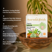 Organic VATA Hair Shampoo Powder