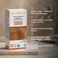 Organic Hair Color - AUBURN COPPER