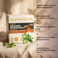 Organic BRAHMI BHRINGRAJ Hair Rinse