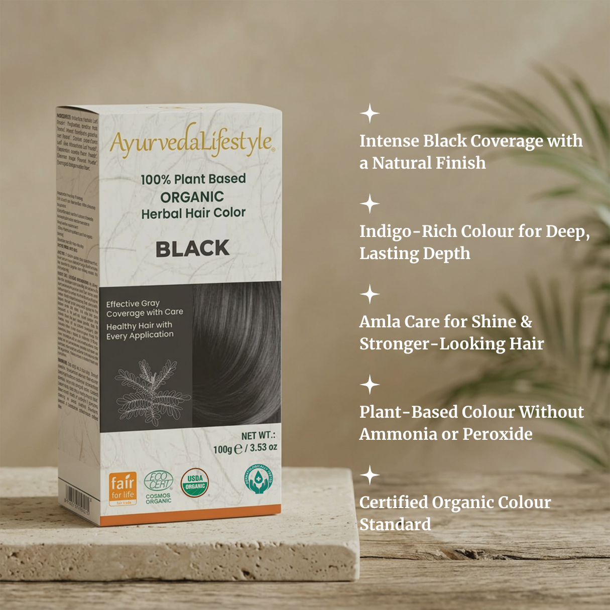 Organic Hair Color - BLACK