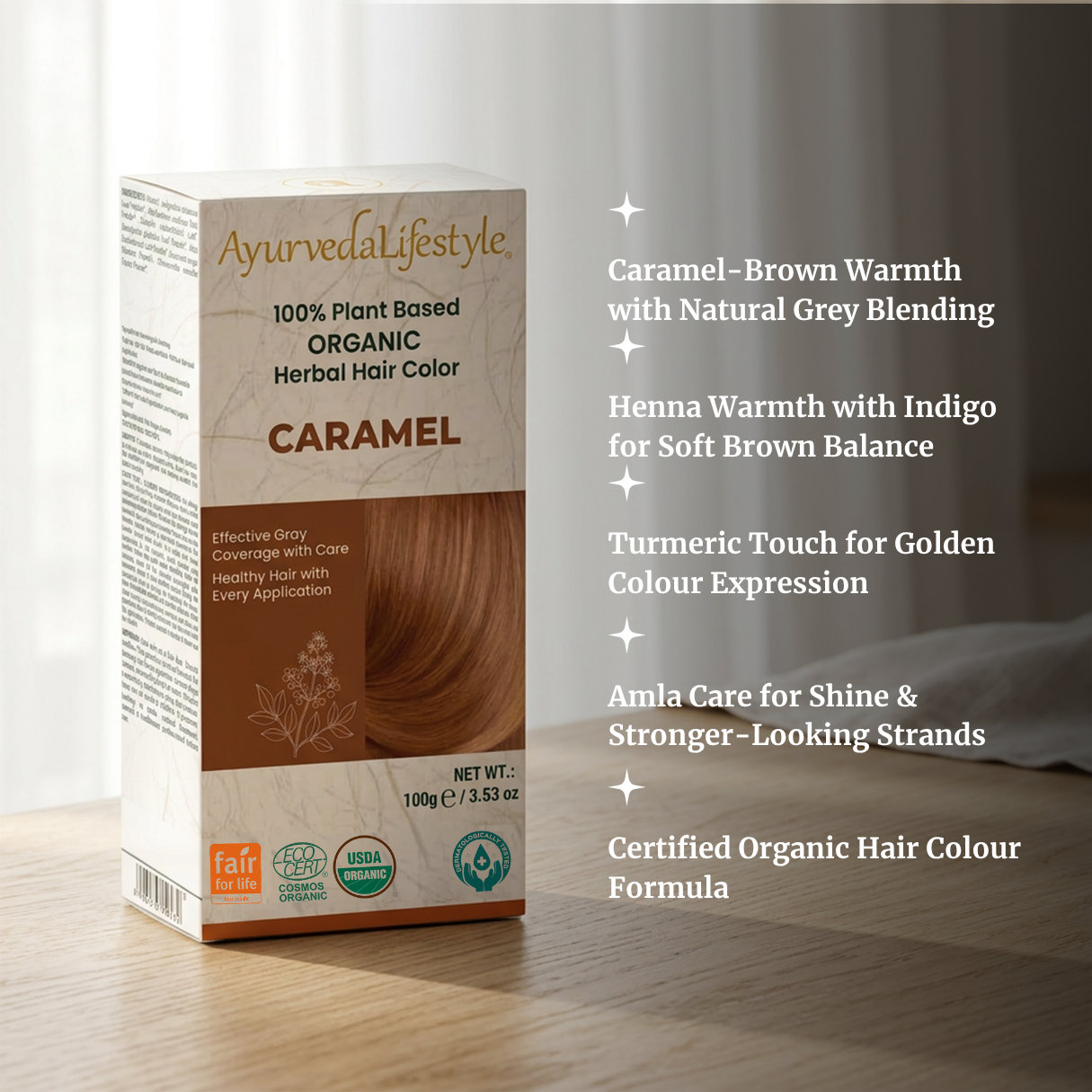 Organic Hair Color - CARAMEL