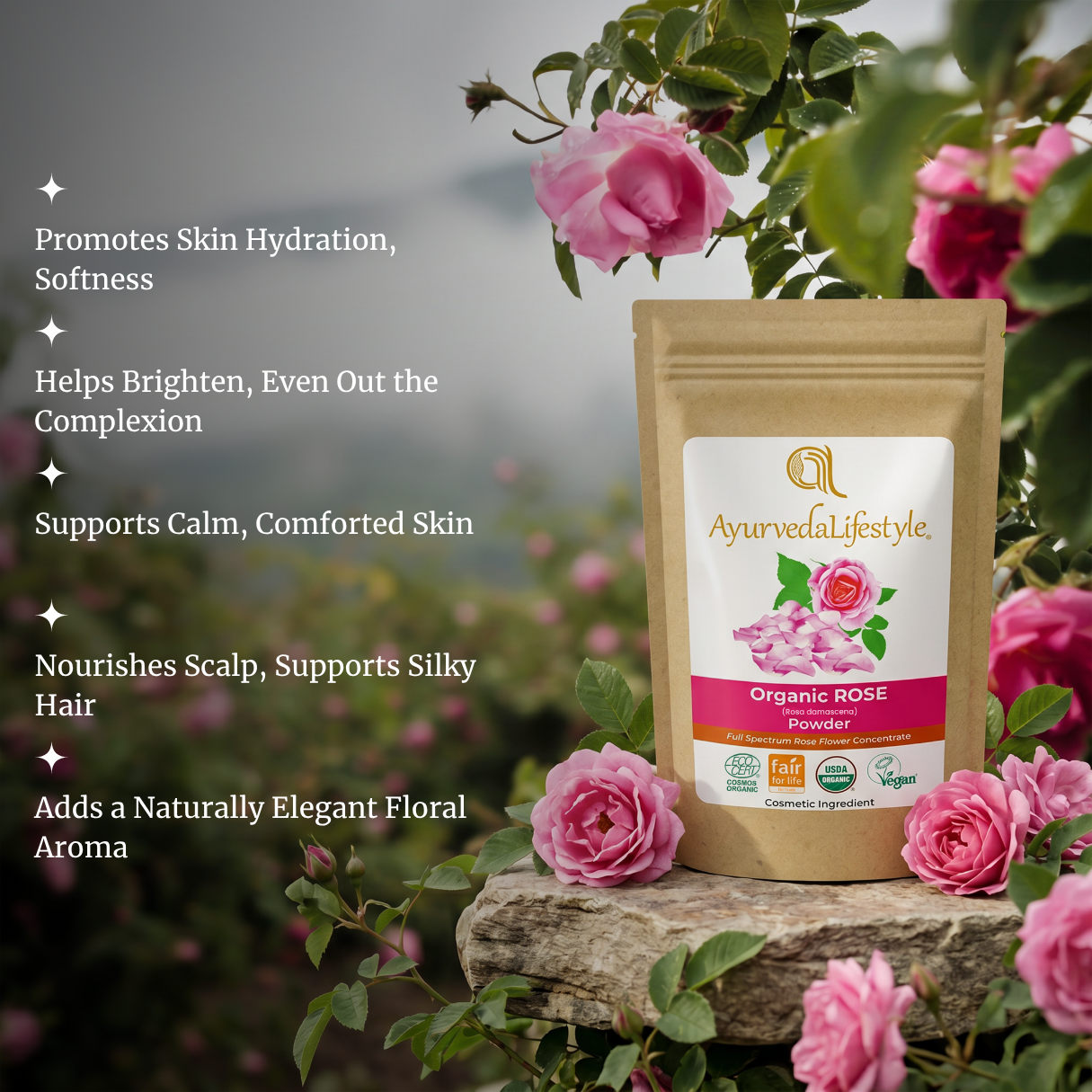 Organic ROSE Powder