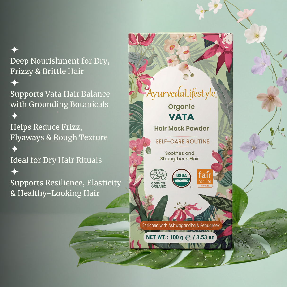 Organic VATA Hair Mask Powder