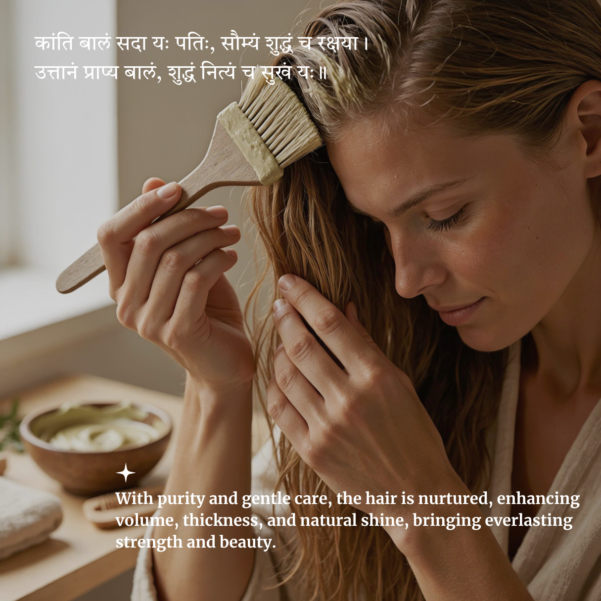 Organic VOLUMIZING Hair Mask Powder