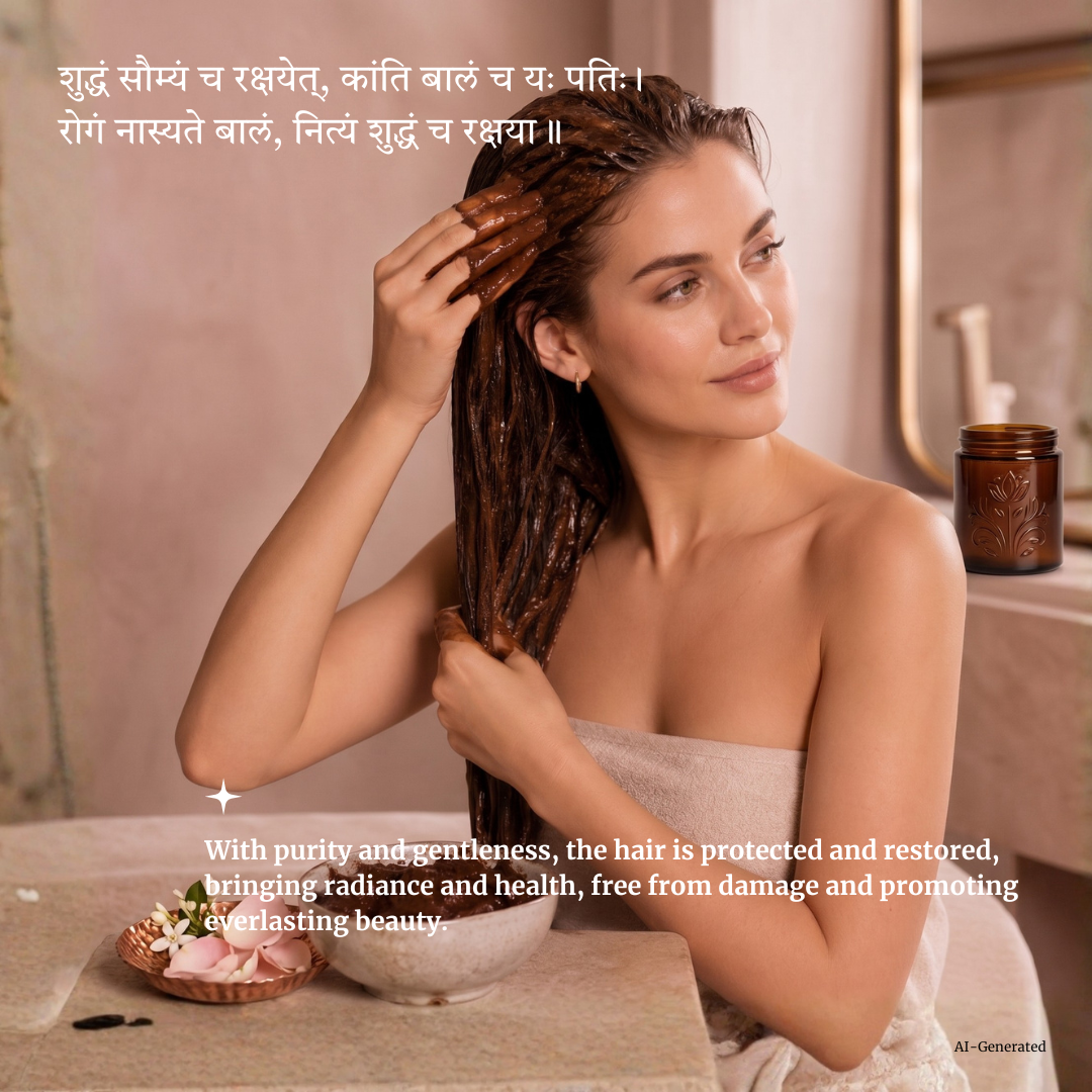 Organic CARING Hair Mask Powder