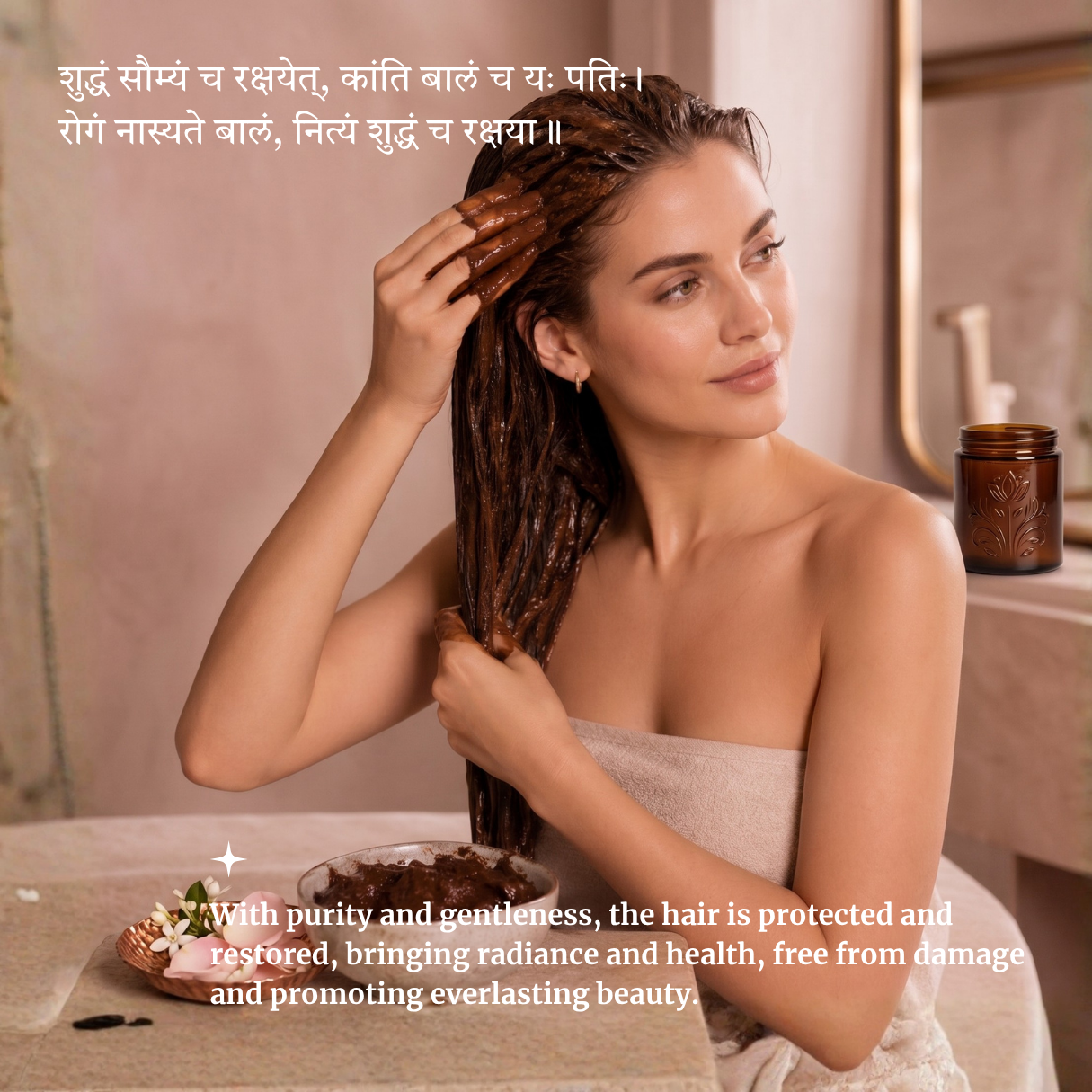Organic CARING Hair Mask Powder