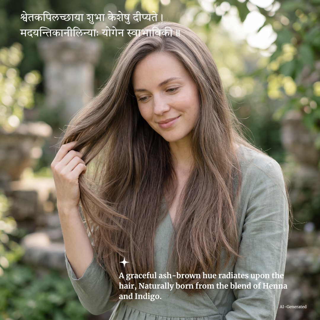 Organic Hair Color - ASH BROWN