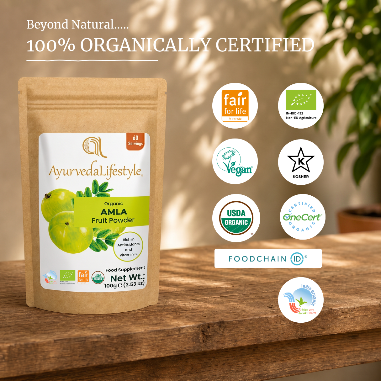 Organic Amla Fruit Powder
