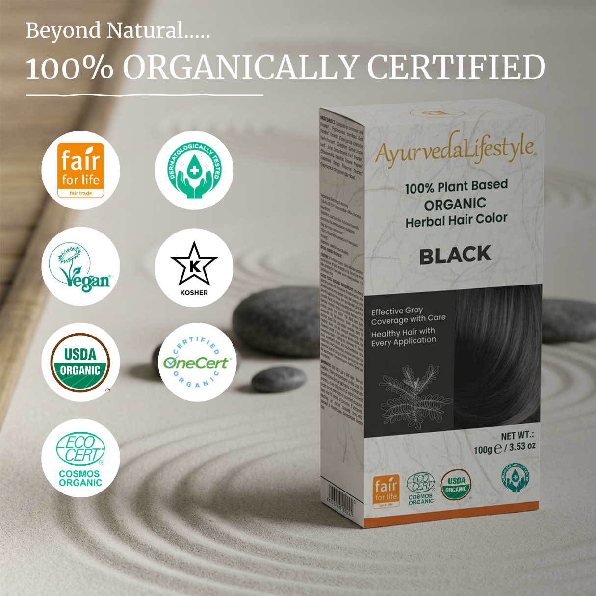 Organic Hair Color - BLACK