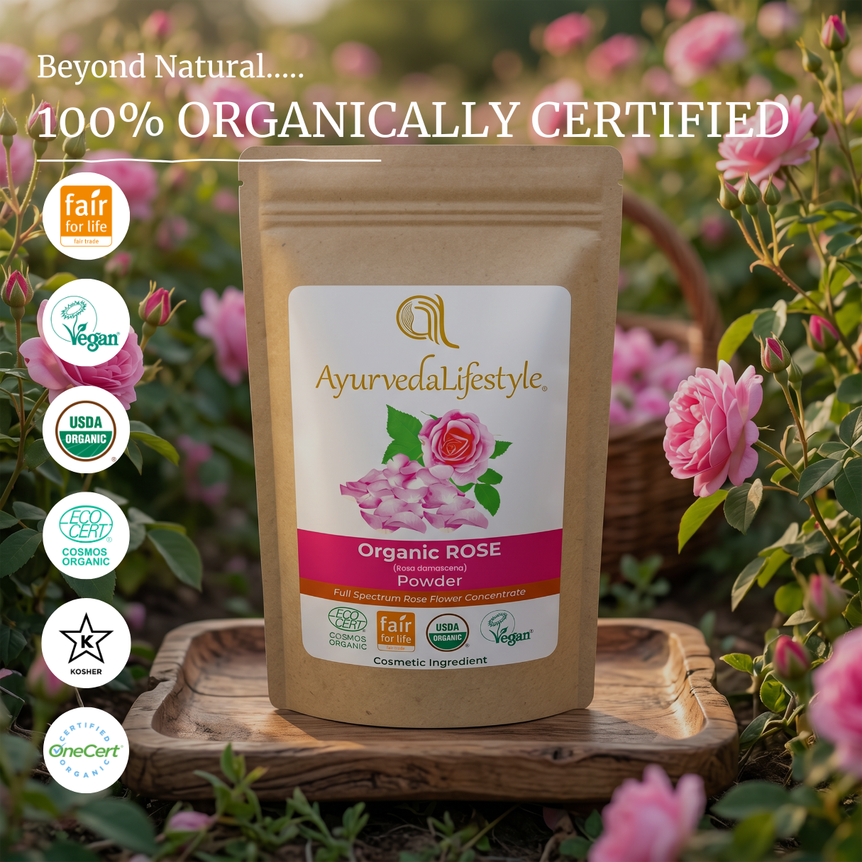 Organic ROSE Powder