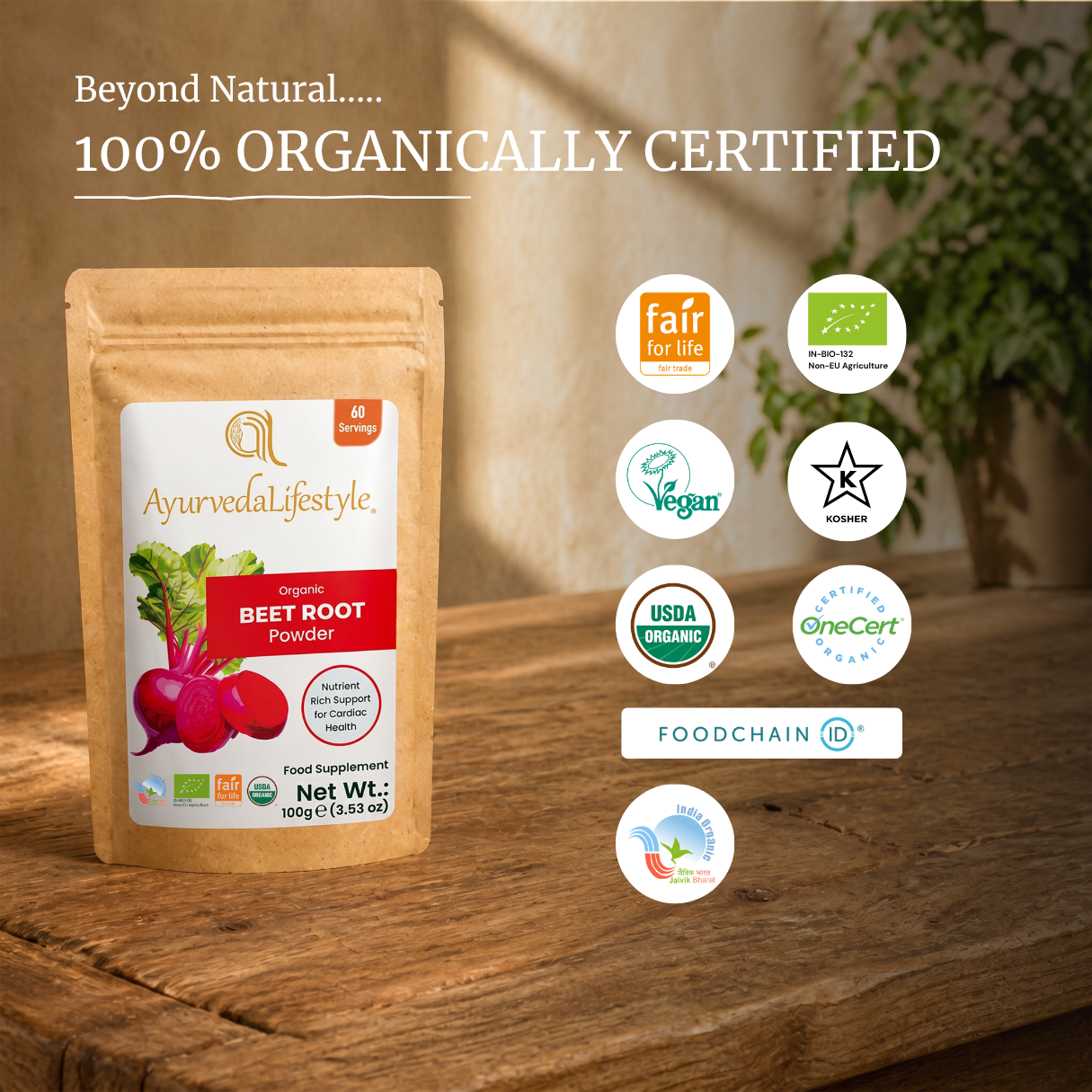 Organic BEETROOT Powder
