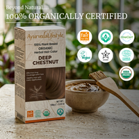 Organic Hair Color - DEEP CHESTNUT