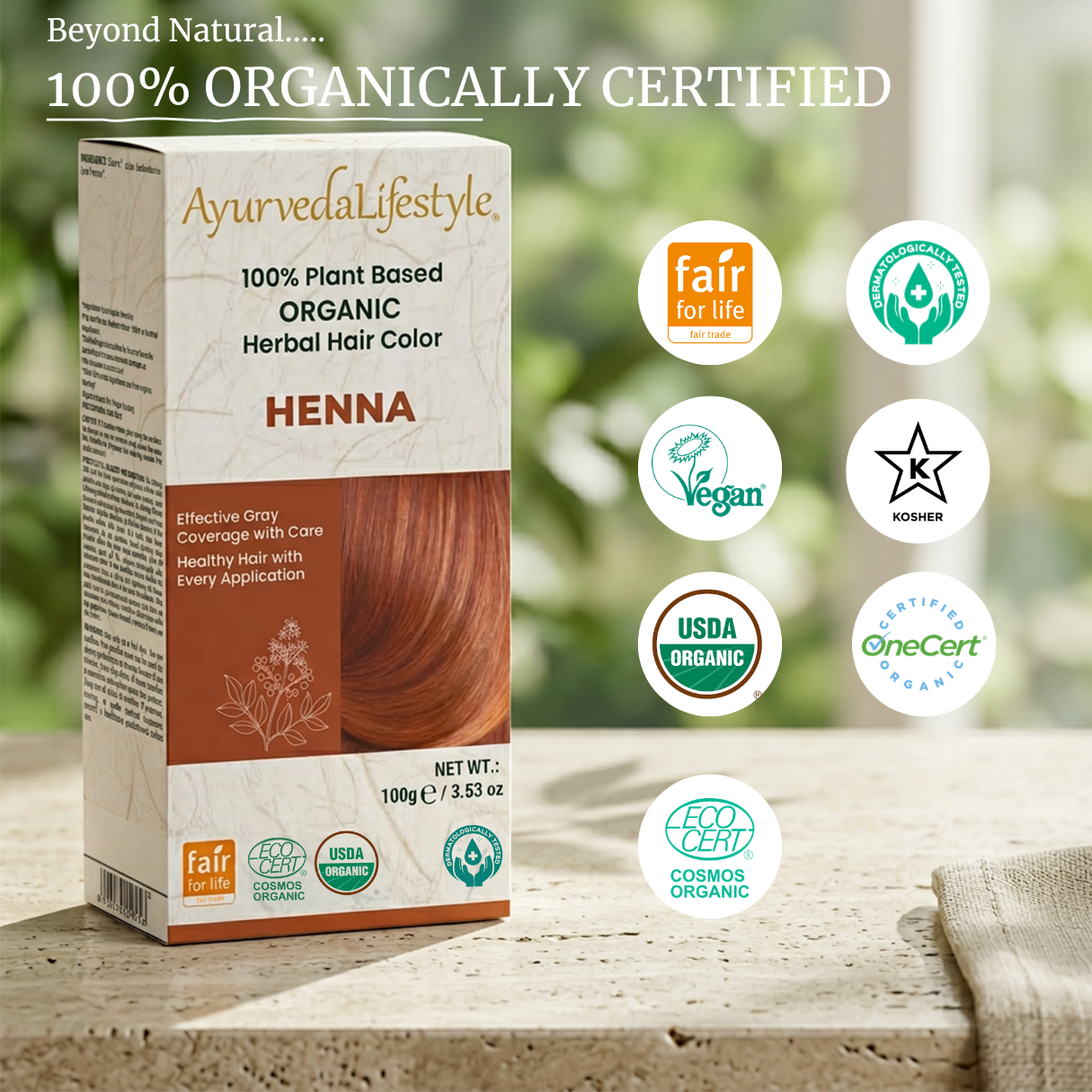 Organic Hair Color - HENNA