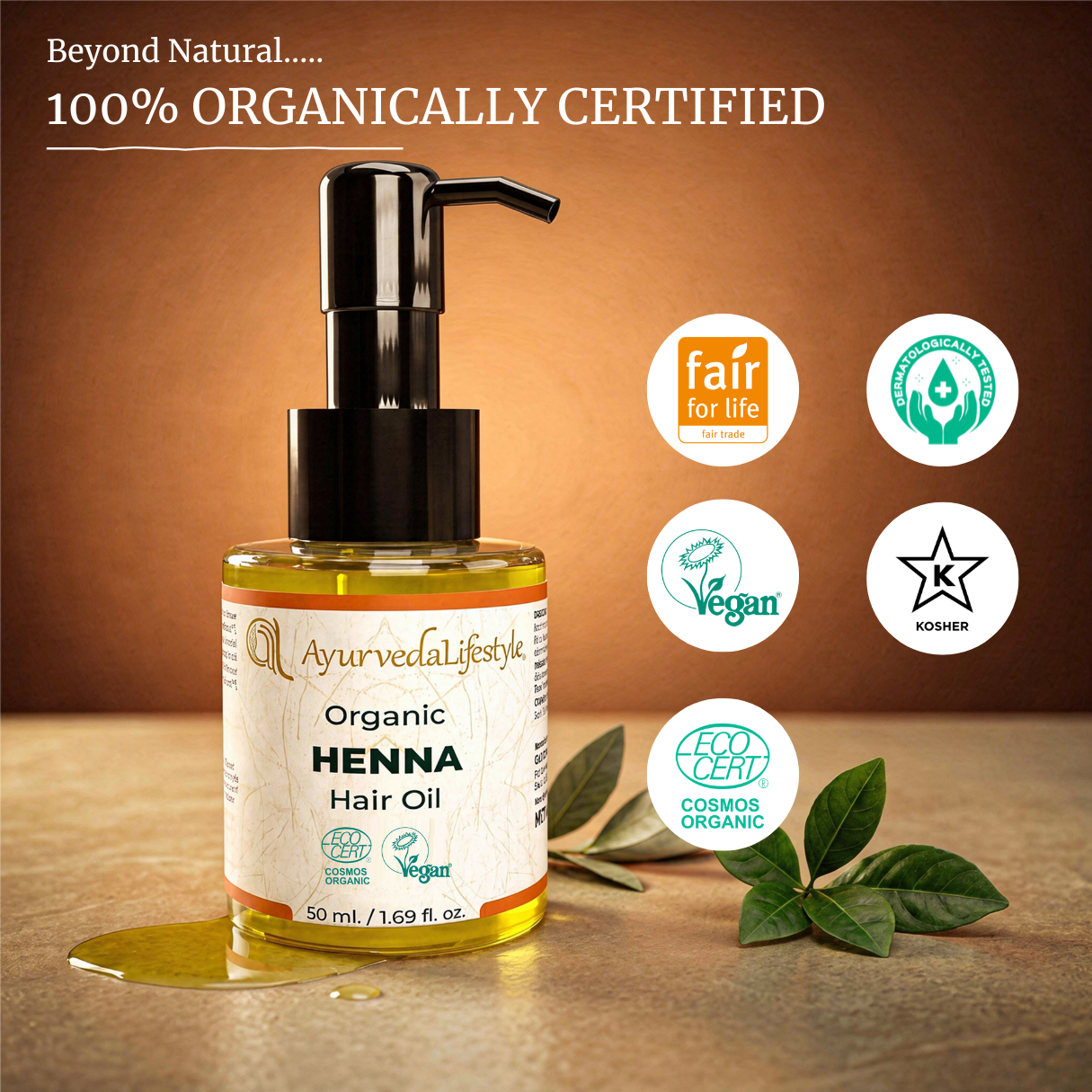 Organic HENNA Hair Oil