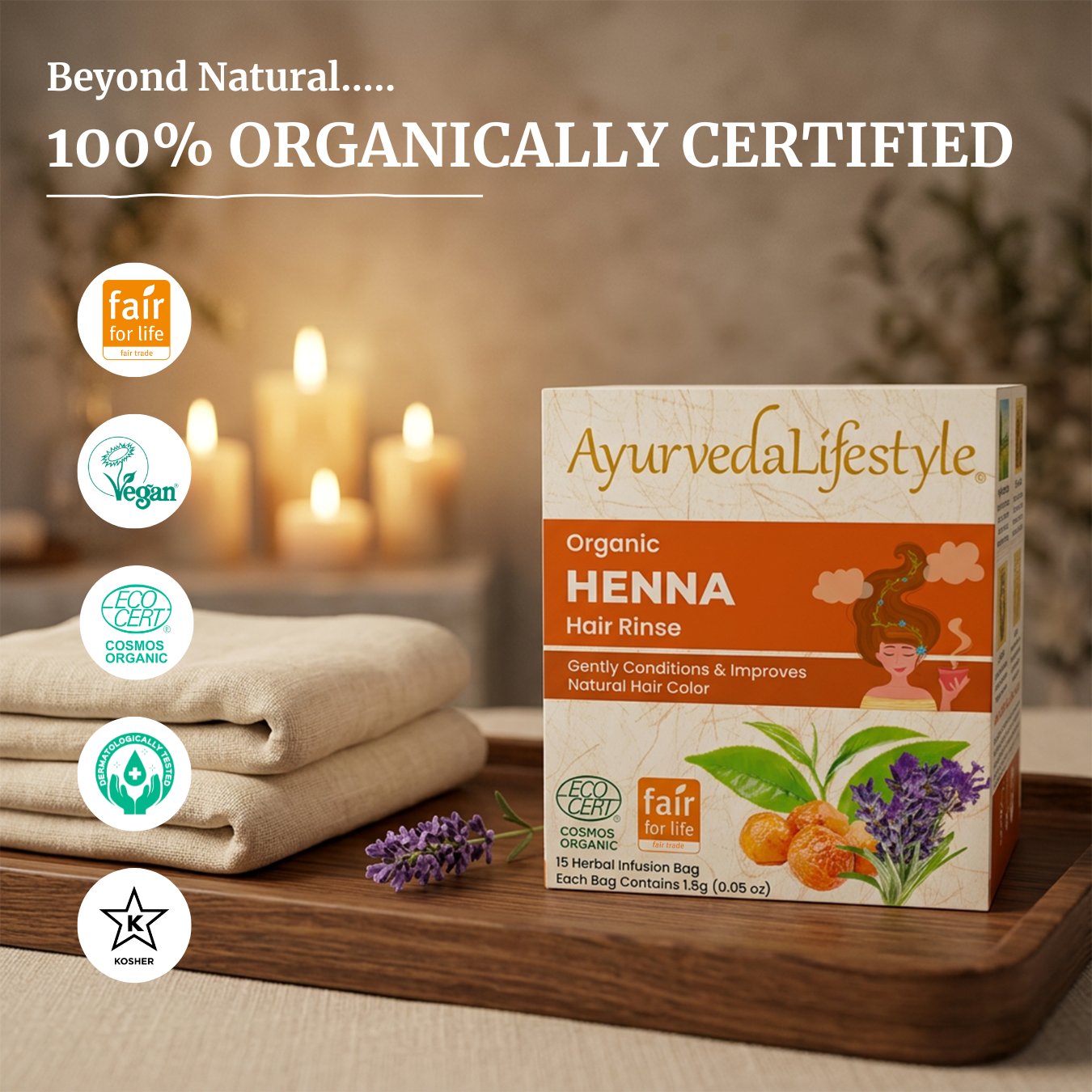 Organic HENNA Hair Rinse