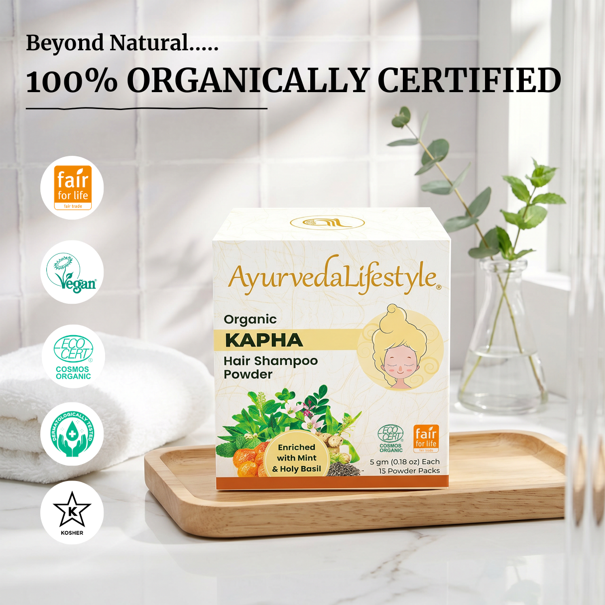 Organic KAPHA Hair Shampoo Powder