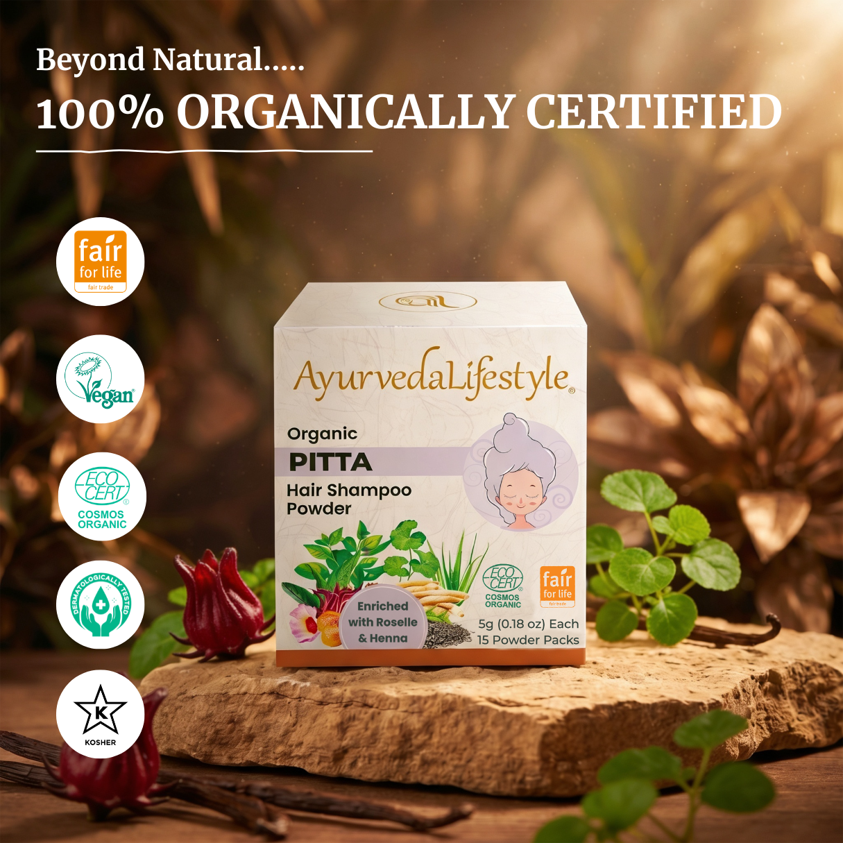 Organic PITTA Hair Shampoo Powder