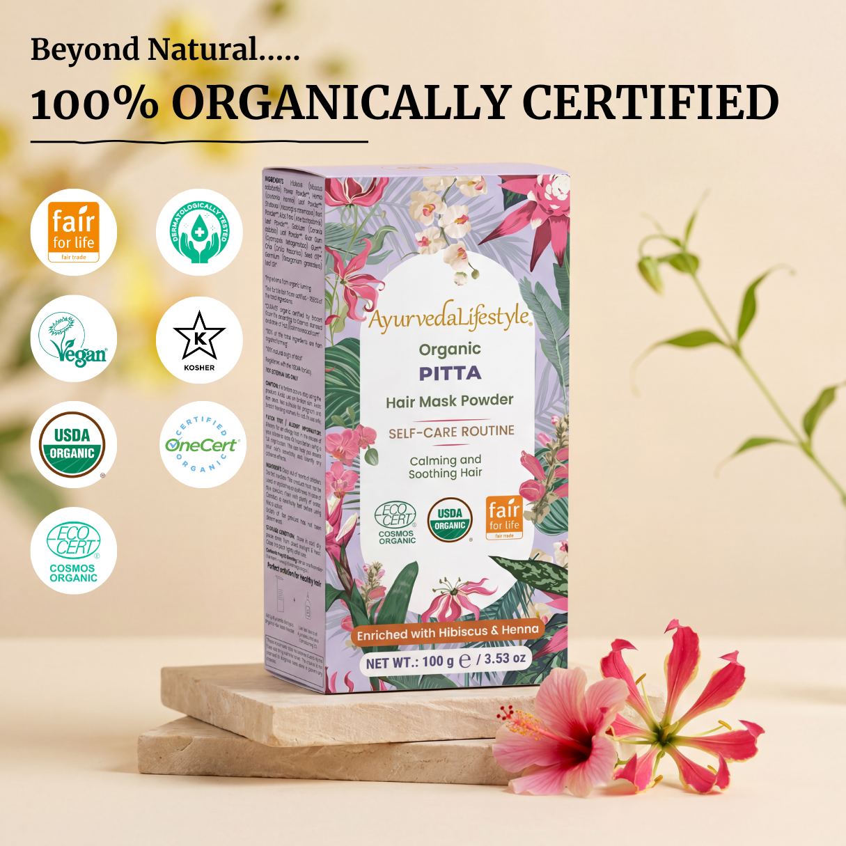 Organic PITTA Hair Mask Powder