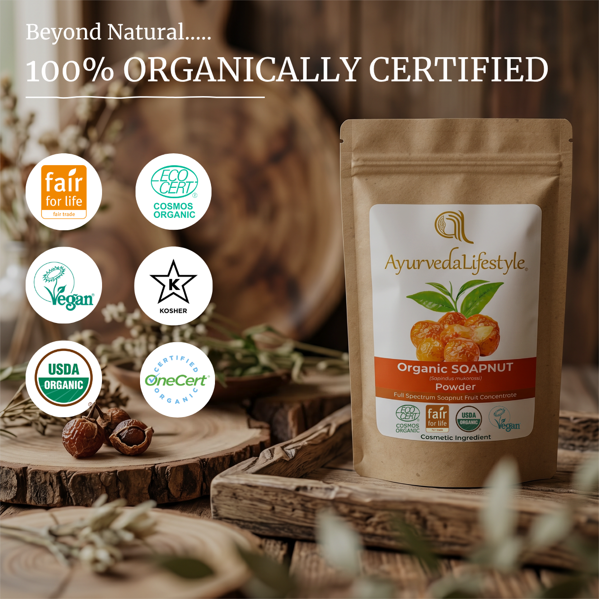 Organic SOAPNUT Powder