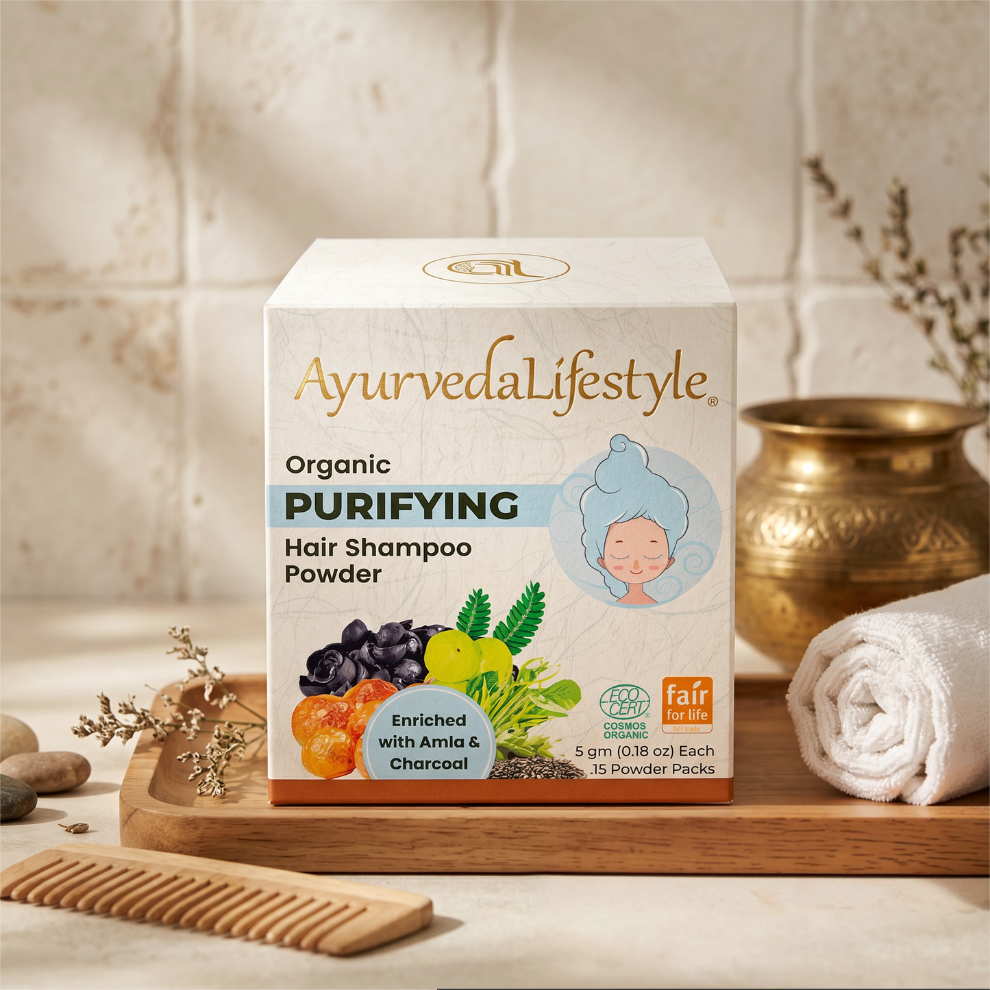 Organic PURIFYING Hair Shampoo Powder