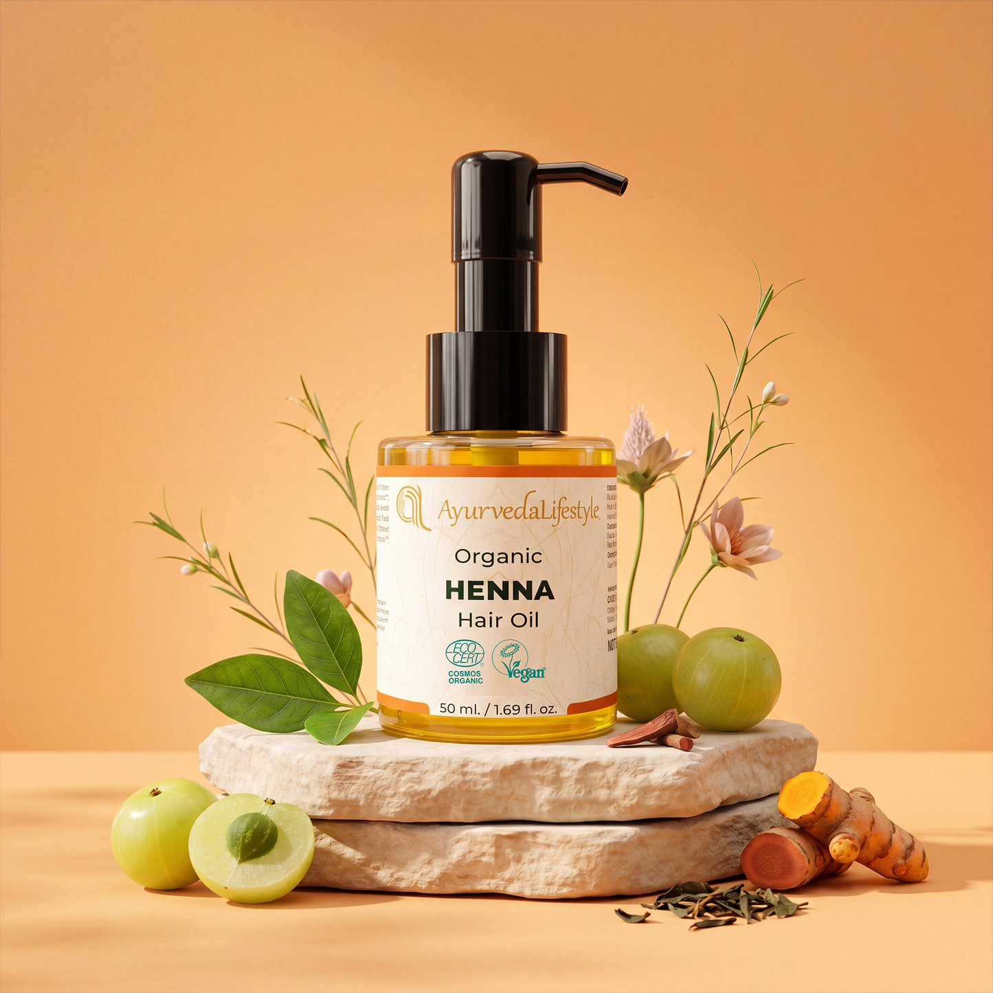 Organic HENNA Hair Oil