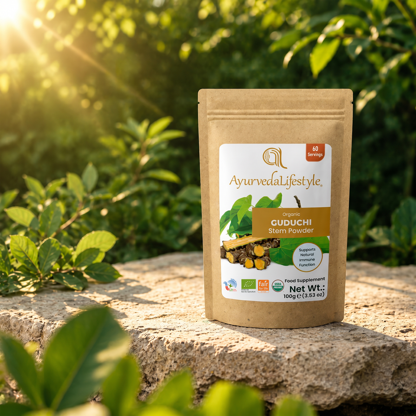 Organic GUDUCHI Stem Powder