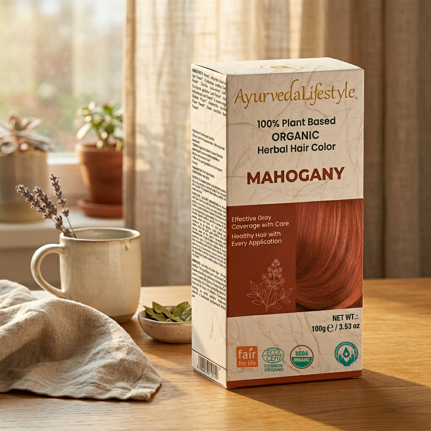 Organic Hair Color - MAHOGANY