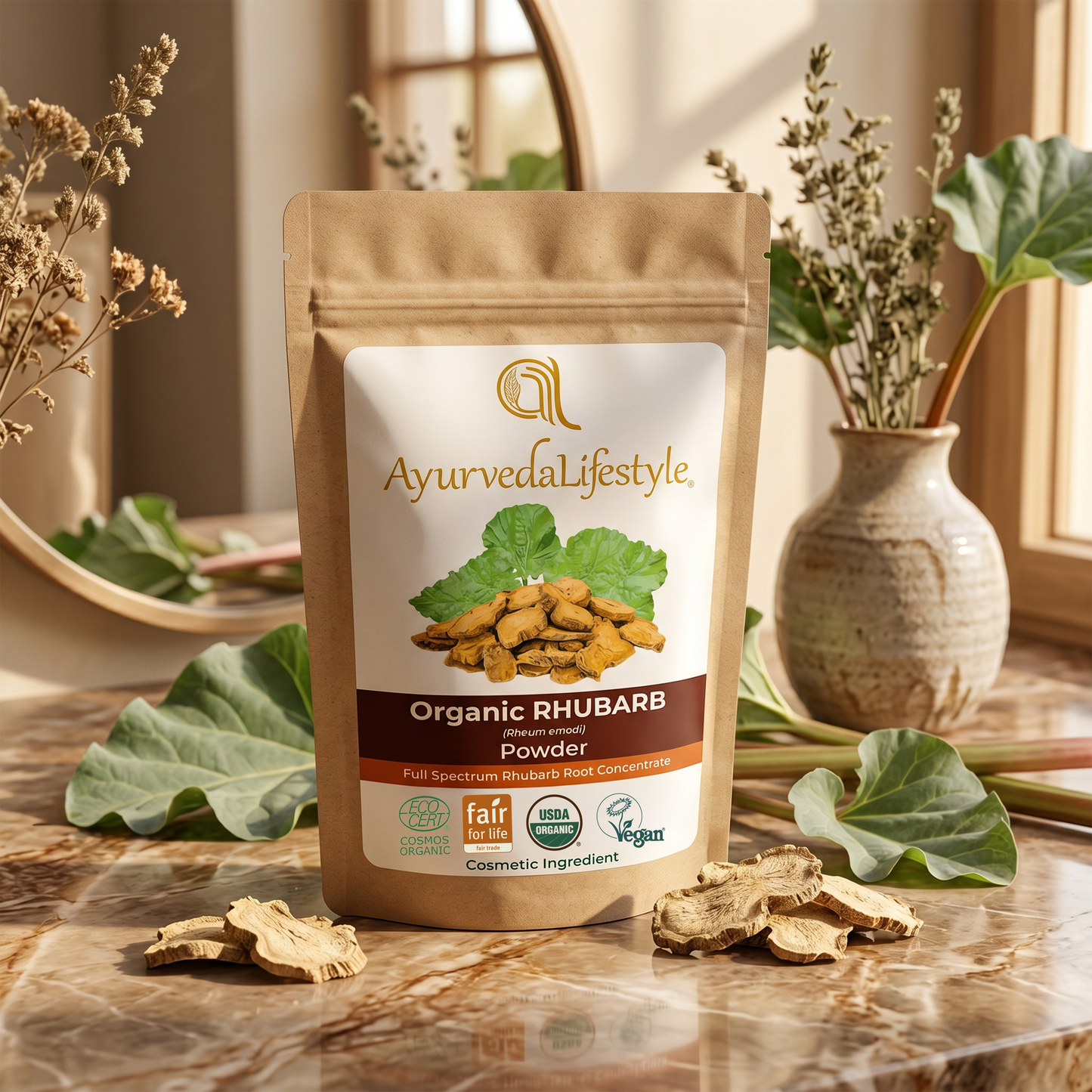 Organic RHUBARB Powder