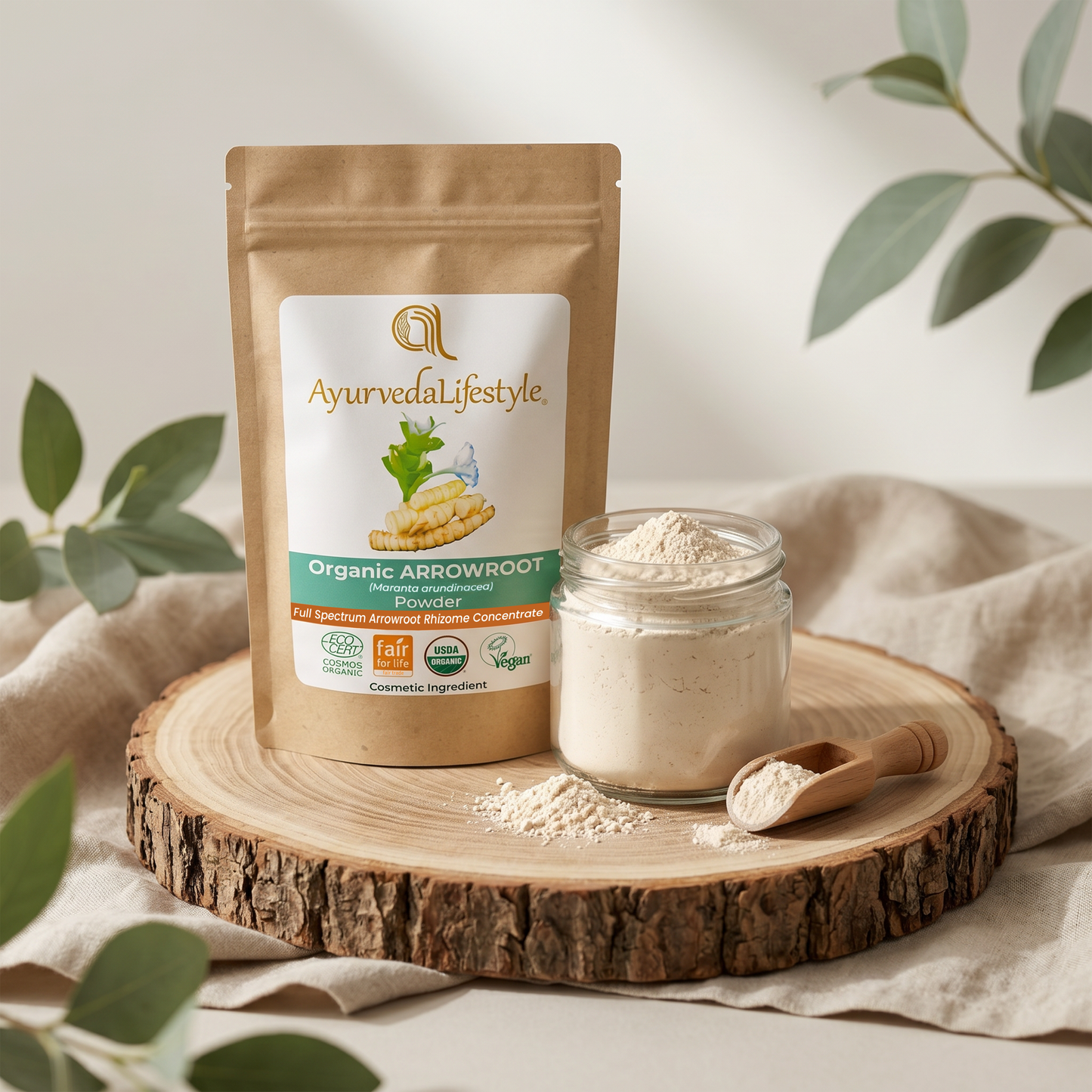 Organic ARROWROOT Powder