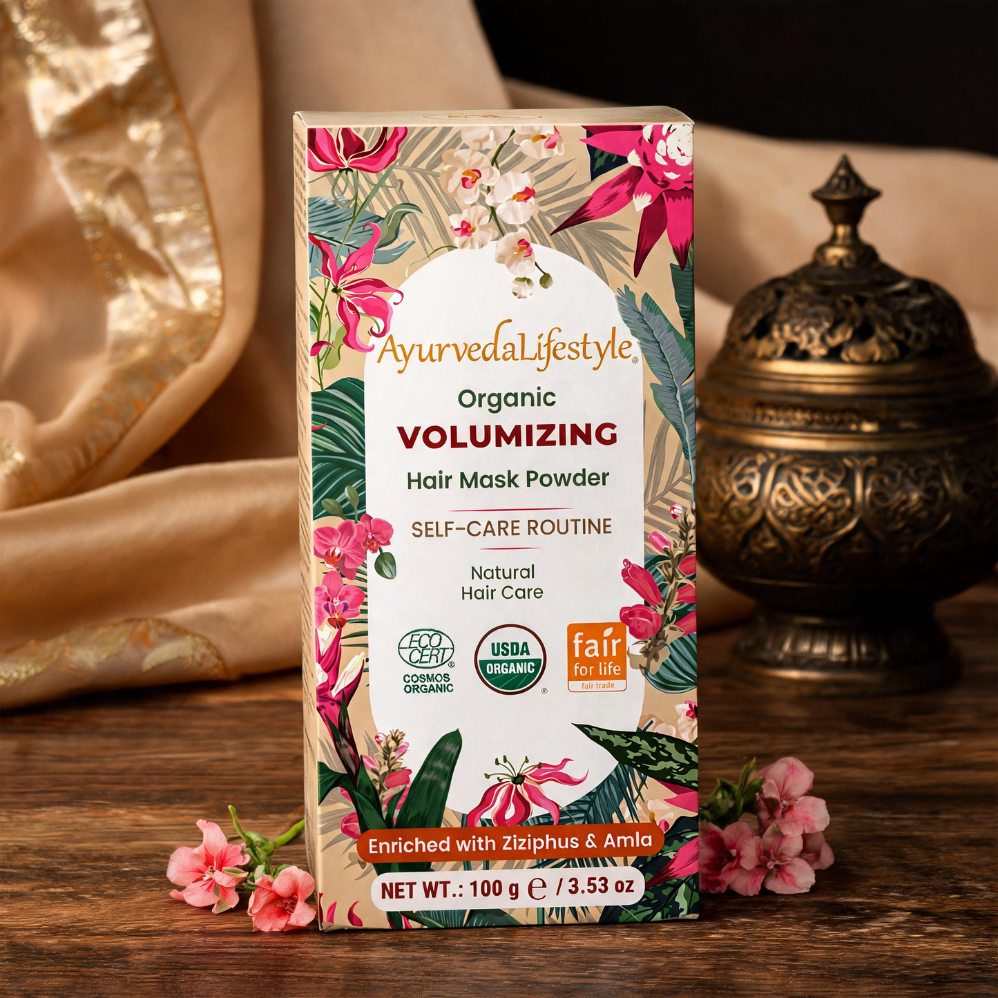 Organic VOLUMIZING Hair Mask Powder