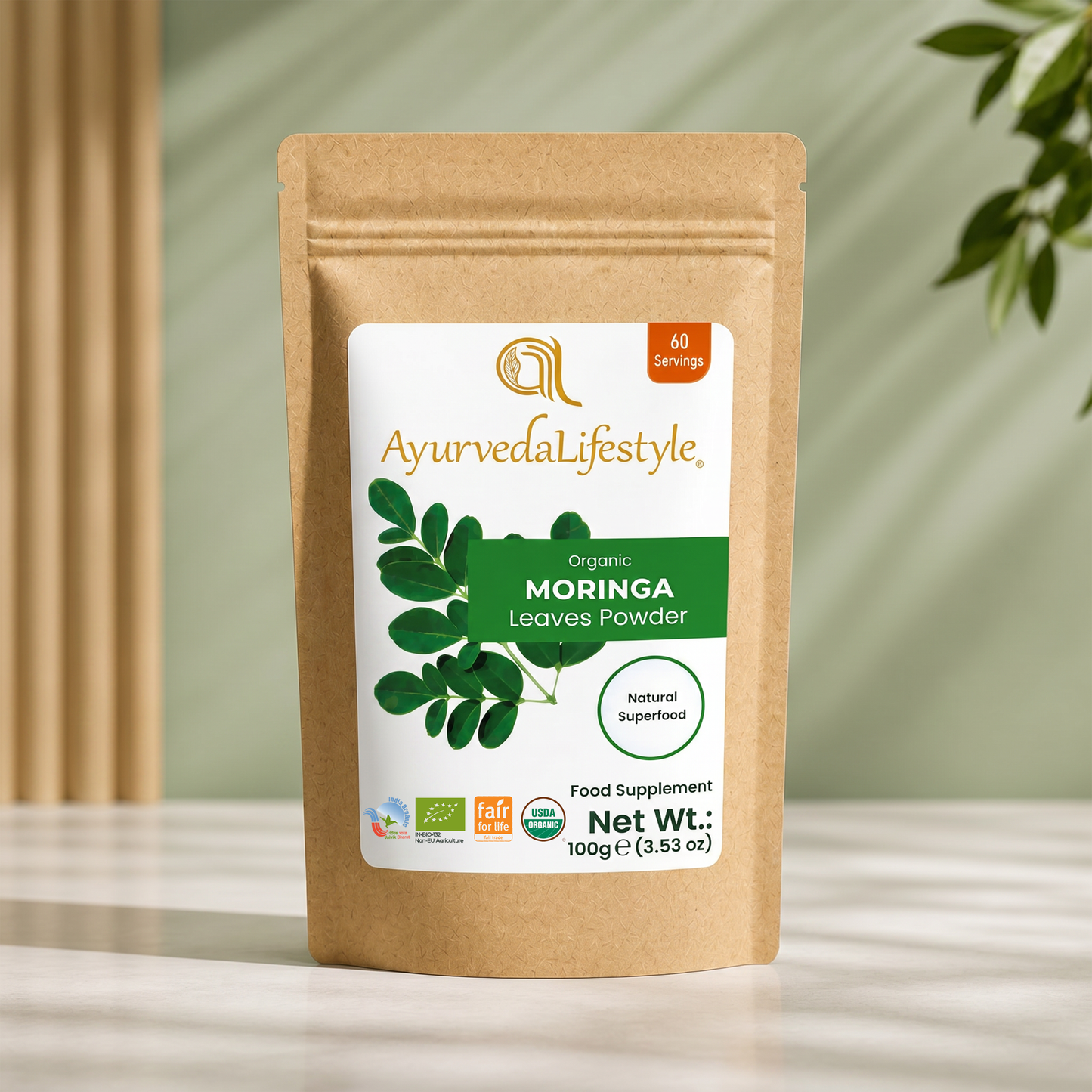 Organic MORINGA Leaf Powder