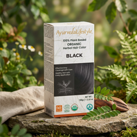 Organic Hair Color - BLACK
