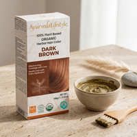 Organic Hair Color - DARK BROWN