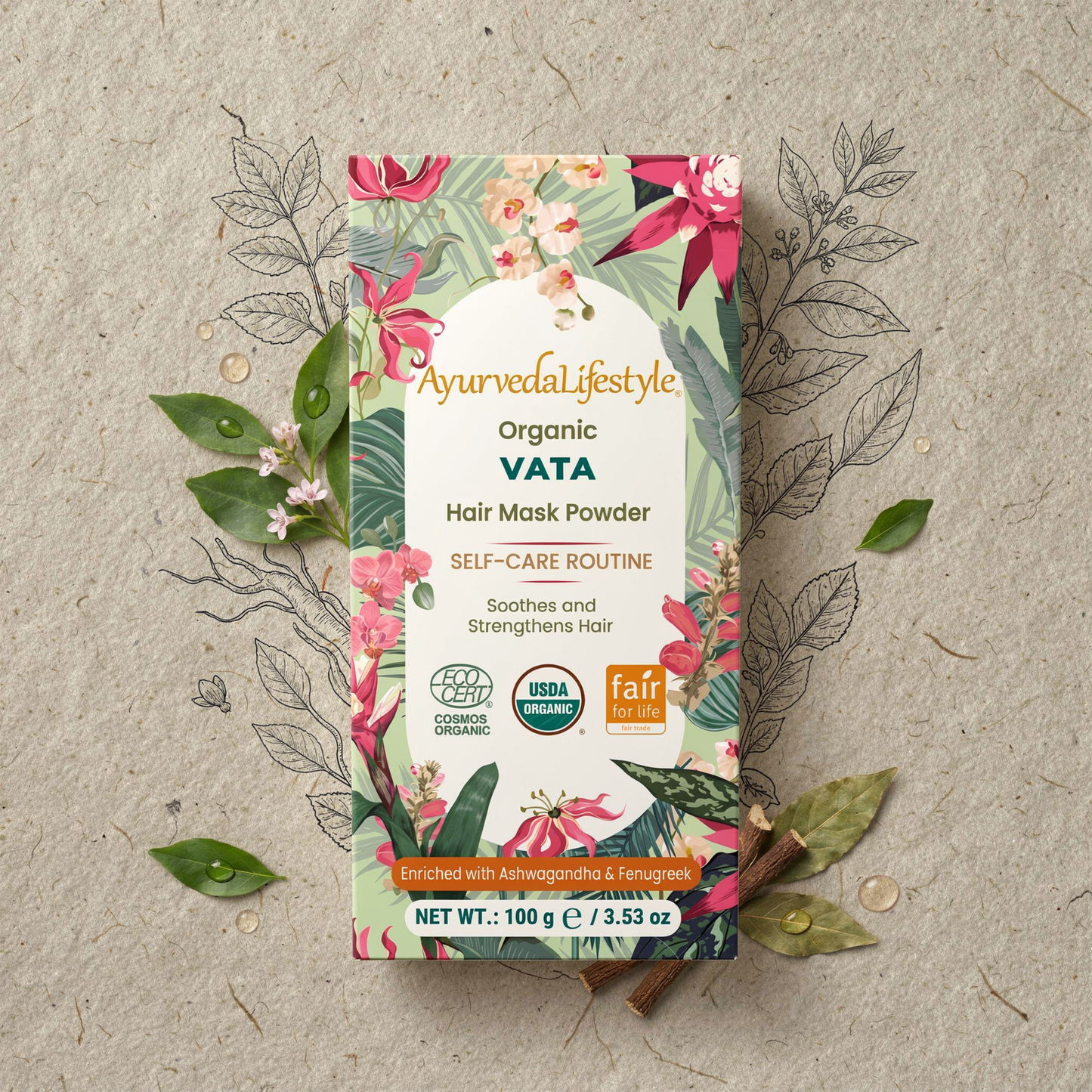 Organic VATA Hair Mask Powder