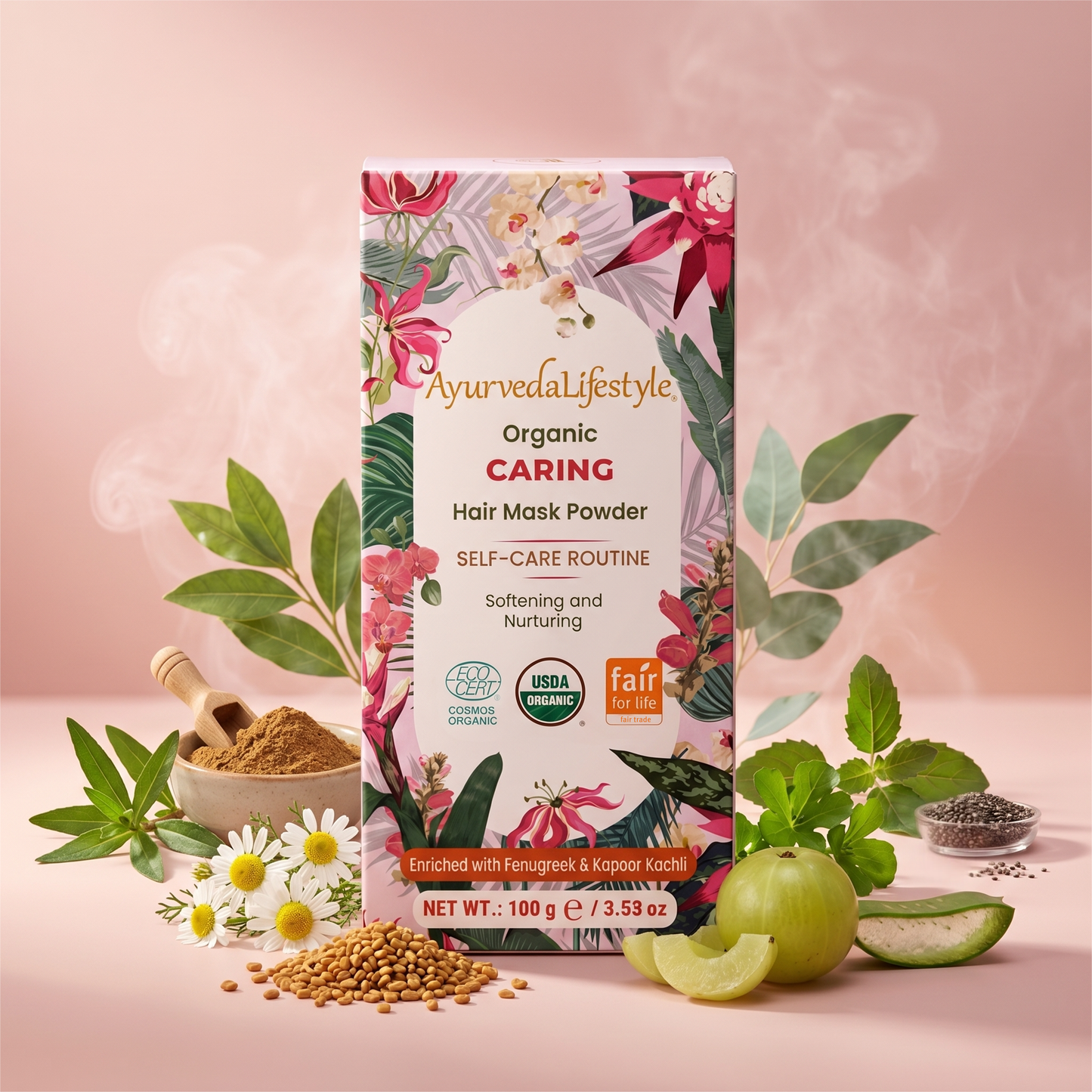 Organic CARING Hair Mask Powder